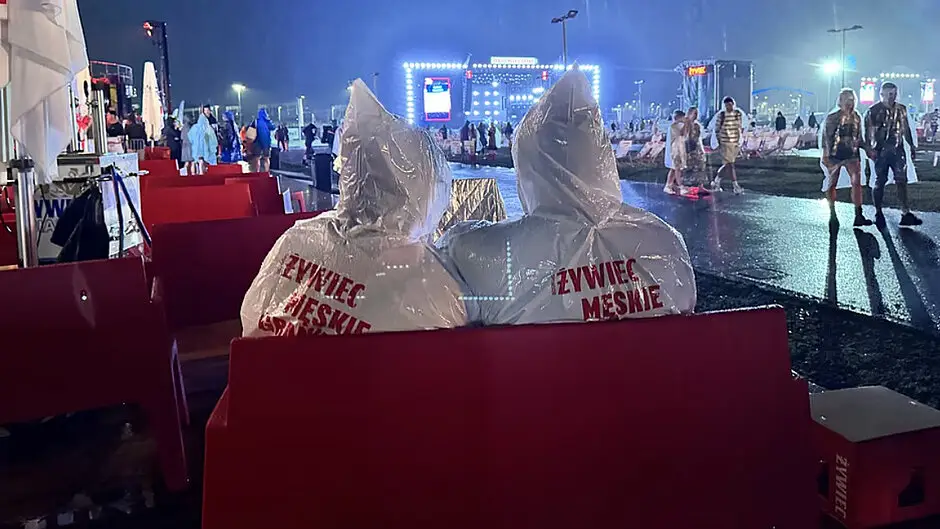 Pierwszy dzień Męskiego Grania w Gdańsku z upałem i deszczem