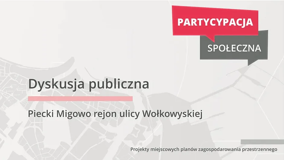 Dyskusja publiczna w Pieckach-Migowie dotycząca ulicy Wołkowyskiej
