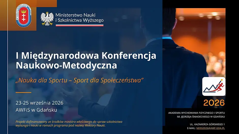 Międzynarodowa konferencja na AWFiS: "Nauka dla sportu - sport dla społeczeństwa"