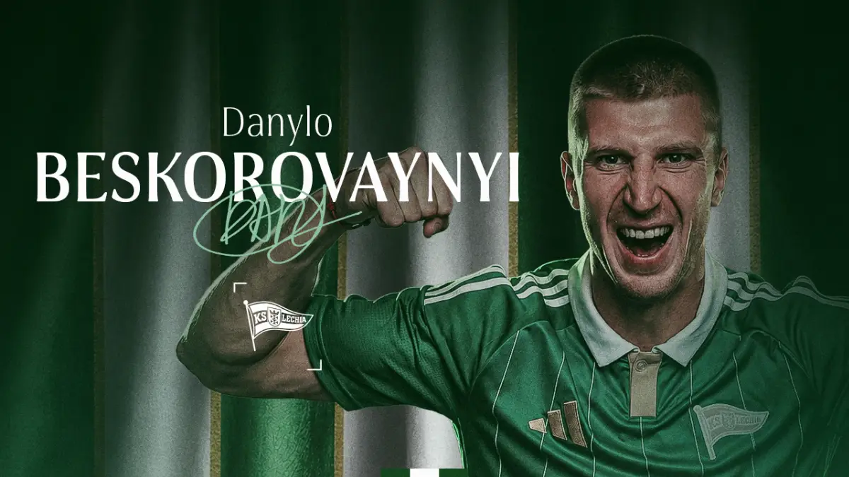 Danylo Beskorovaynyi nowym zawodnikiem Lechii Gdańsk
