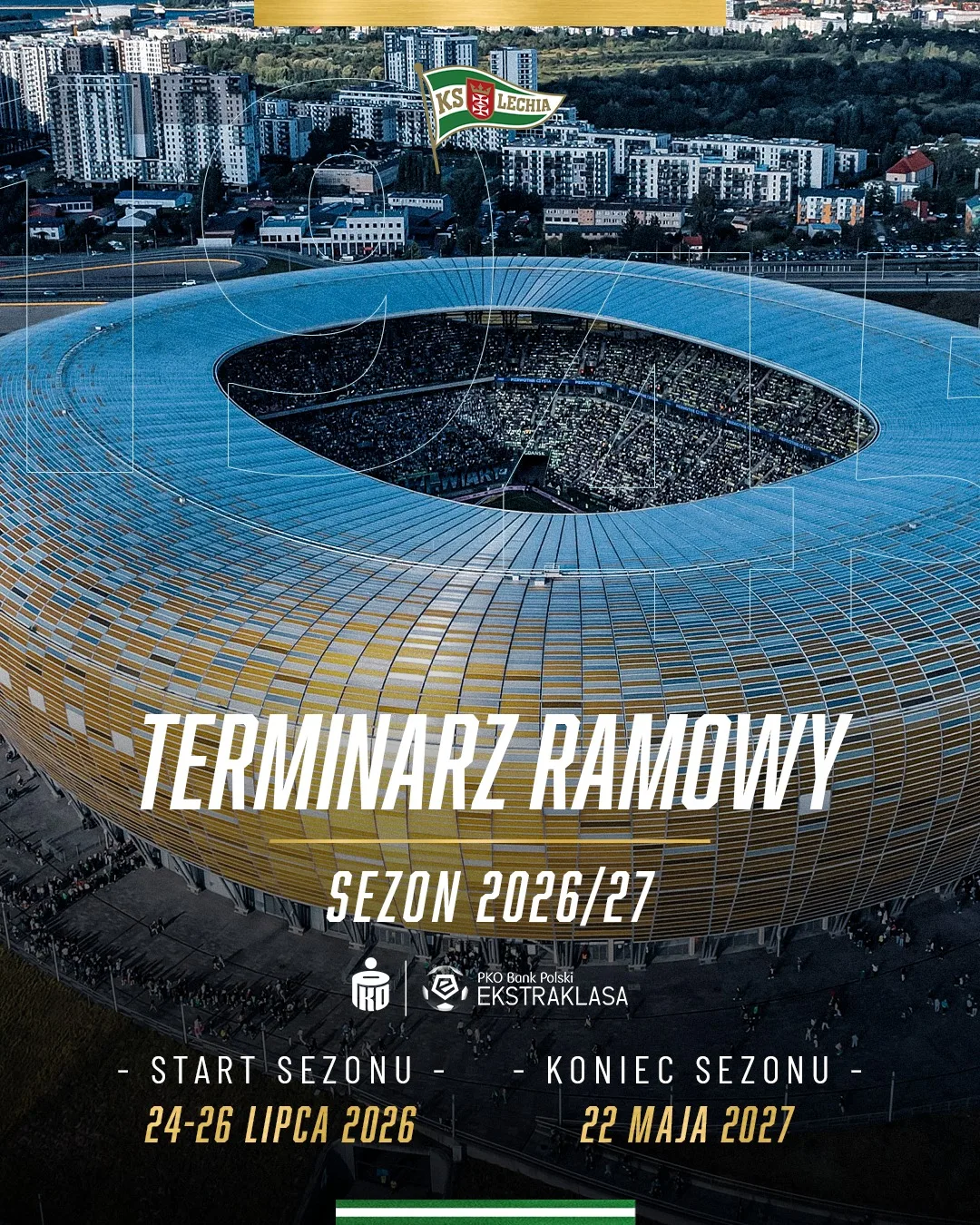 Plan rozgrywek PKO Bank Polski Ekstraklasy na sezon 2026/2027