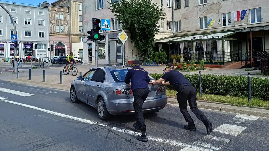 Awaria pojazdu na Alei Grunwaldzkiej