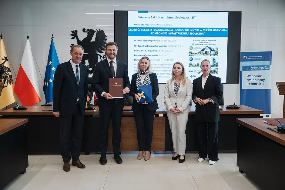 Gdańsk uzyskał ponad 45 milionów złotych na realizację trzech projektów społecznych