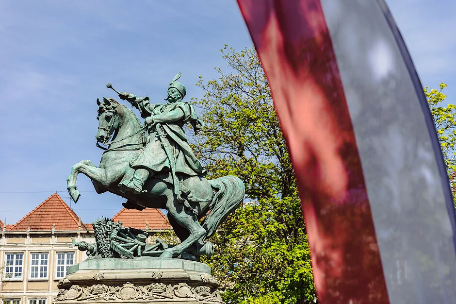 Pomnik Jana III Sobieskiego z Lwowa w Gdańsku
