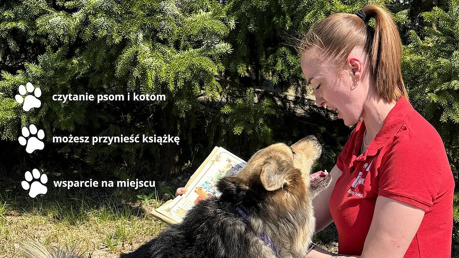 Inicjatywa „Z lekturą wśród zwierząt” w Schronisku Promyk