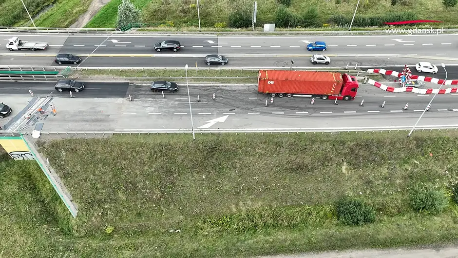 Prace na Węźle Michałki zakończone. Otwierają zjazdy na Trasie Sucharskiego