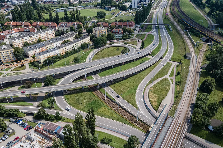 Tymczasowa organizacja ruchu na węźle Kliniczna