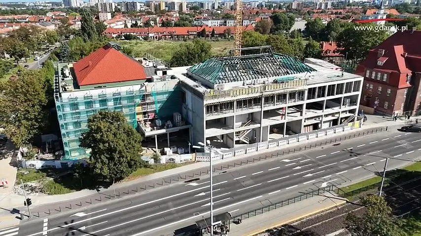 Postępy w budowie pływalni we Wrzeszczu Dolnym