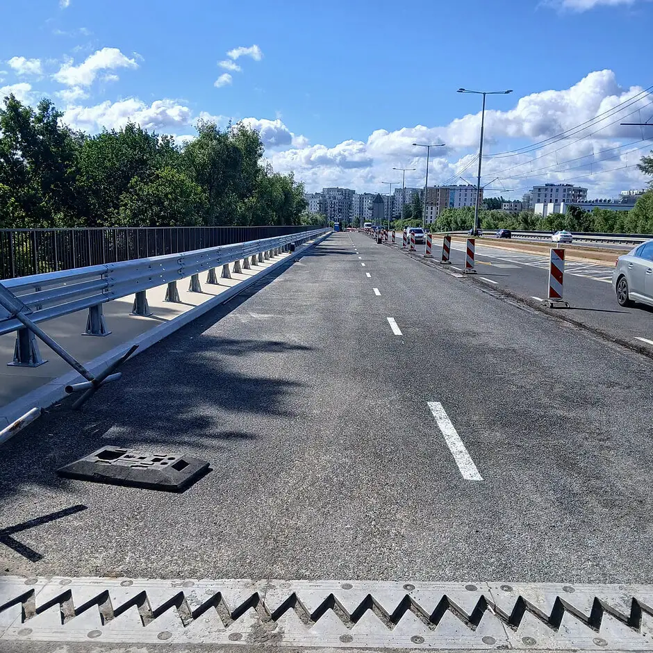 Prace modernizacyjne na estakadzie przy ul. Rakoczego