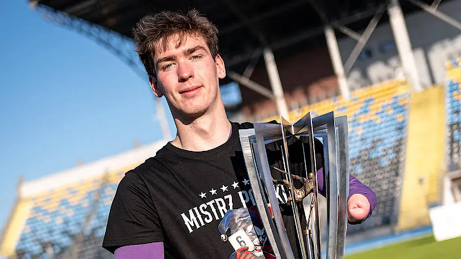 Gabriel Stańkowski zdobywcą mistrzostwa Polski w amp futbolu