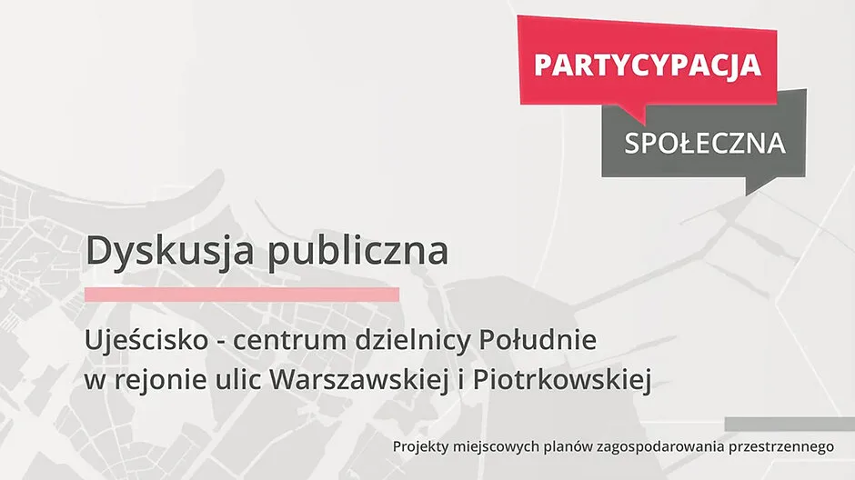 Publiczna dyskusja o projekcie Ujeścisko - centrum dzielnicy Południe