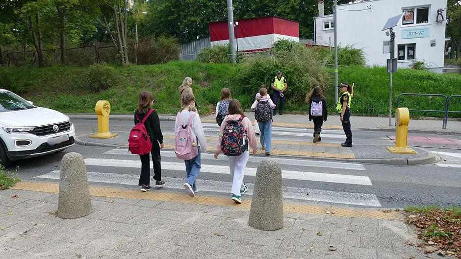 Akcja 'Bezpieczna droga do szkoły' w Gdańsku
