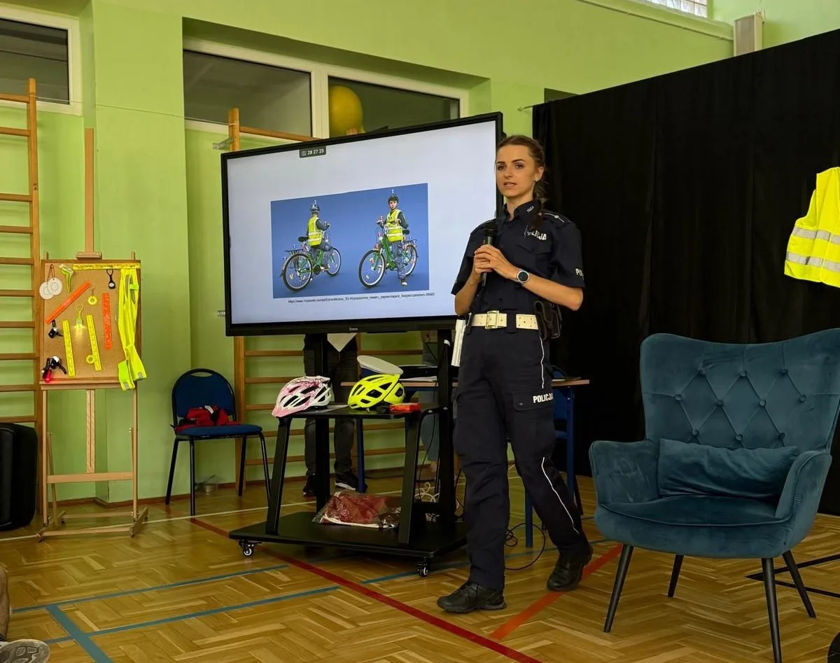 Edukacja rowerowa uczniów przed egzaminem na kartę rowerową