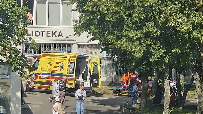 Interwencja straży miejskiej na osiedlu Żabianka