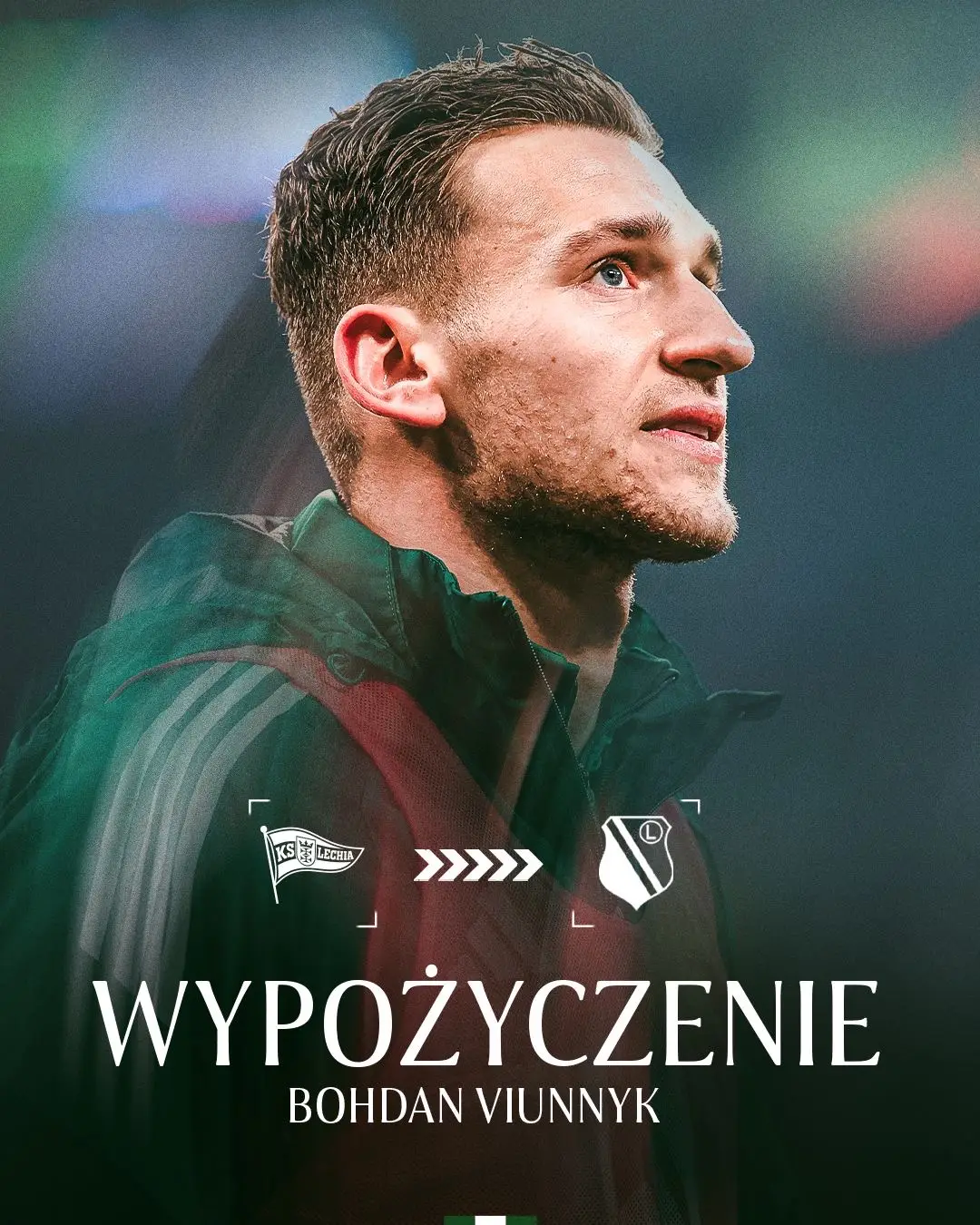 Transfer Bohdana Viunnyka do Legii Warszawa na zasadzie wypożyczenia