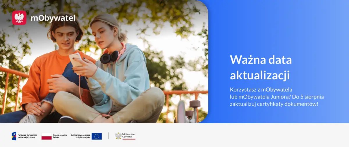 Ważna informacja o mObywatelu: Zaloguj się do aplikacji przed 5 sierpnia