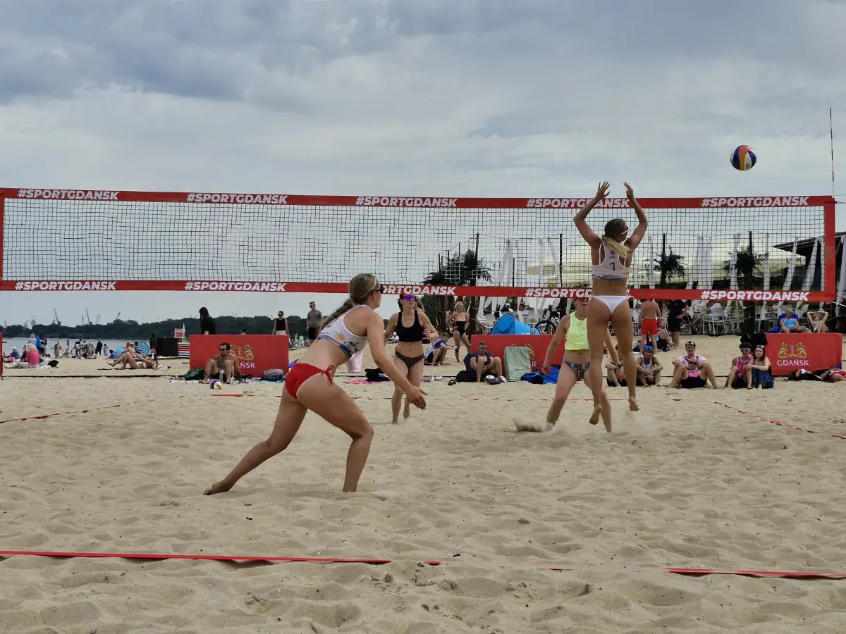 Drugi turniej siatkówki plażowej 'Dbaj o zdrowie' rozegrany w Gdańsku