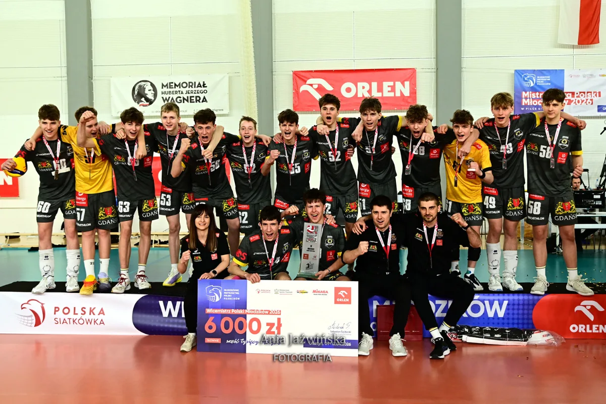 Młodzicy Energi Trefla Gdańsk zdobyli wicemistrzostwo Polski!