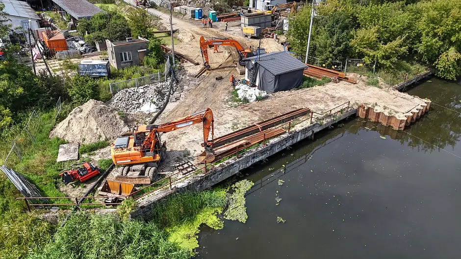 Budowa nowej pompowni oraz modernizacja przepompowni w Rudnikach