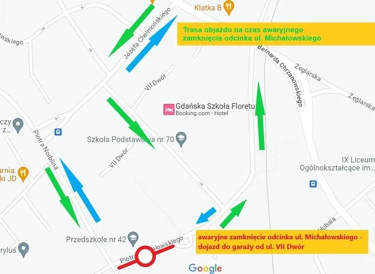 Zamknięcie ul. Michałowskiego z powodu migracji żab