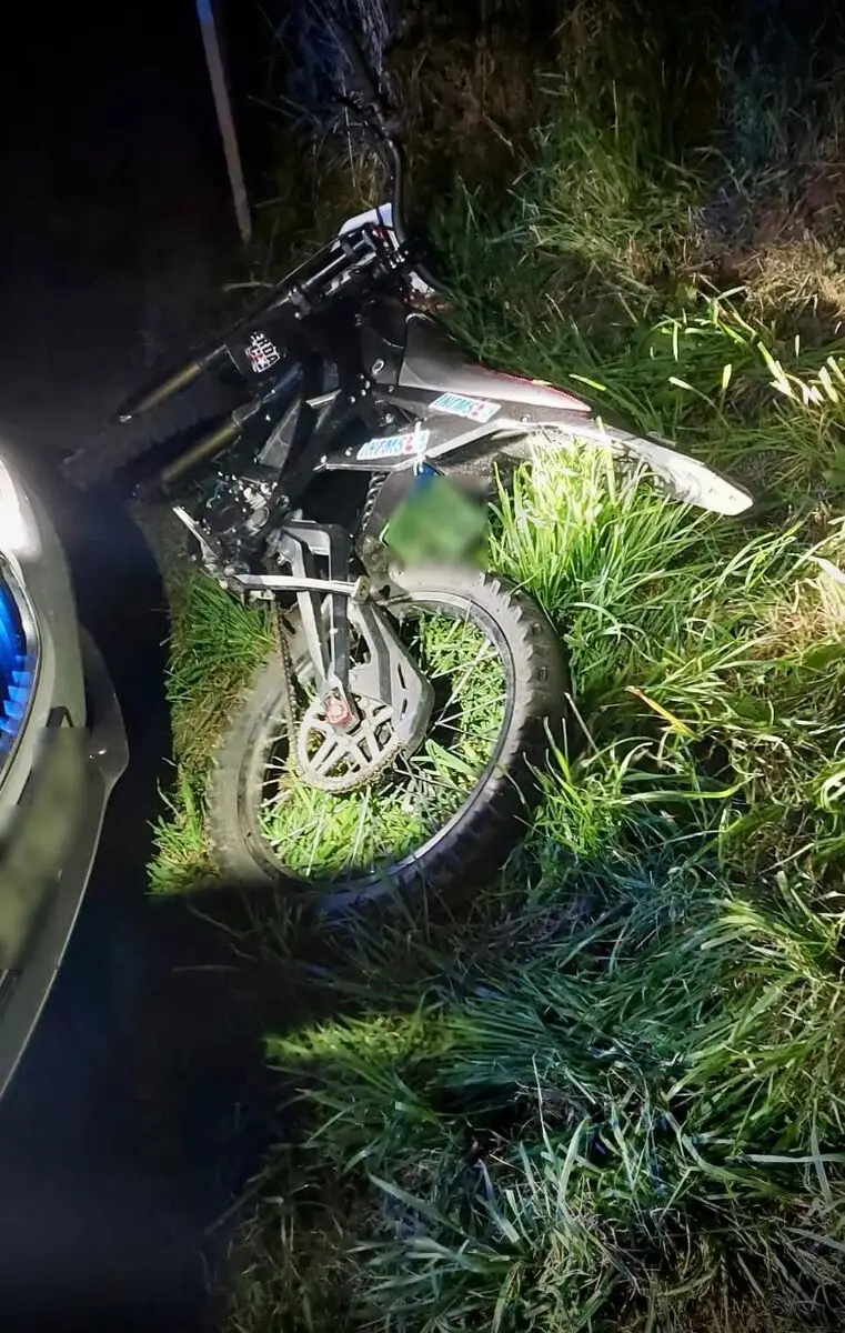 Ucieczka 13-latka na elektrycznym motocyklu
