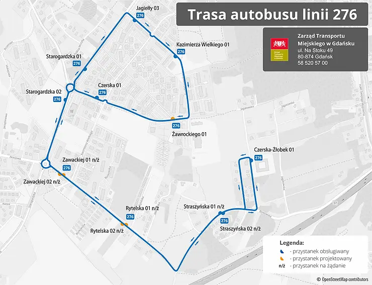 Nowa linia autobusowa na Oruni Górnej zapewnia lepszą komunikację z Gdańskiem Południe