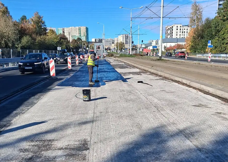 Trwa modernizacja wiaduktu na ul. Rakoczego