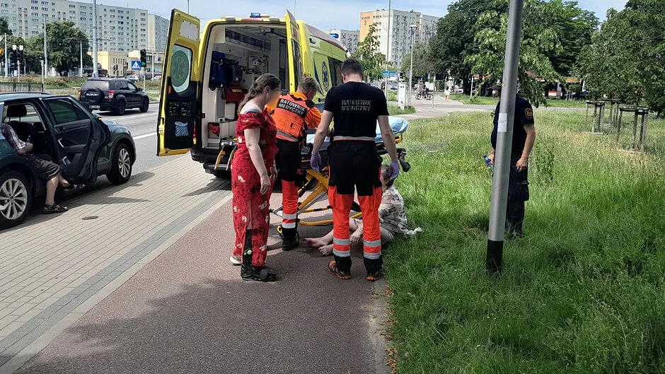 Interwencja strażników w sytuacji zagrożenia zdrowia