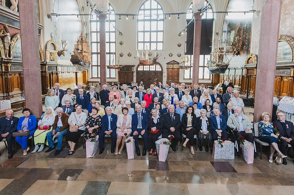 50-lecie małżeństwa uhonorowane w Dworze Artusa