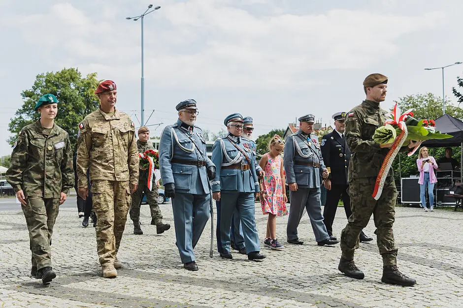 Przemarsz na 112. rocznicę wymarszu I Kompanii Kadrowej w Gdańsku