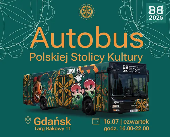 Autobus Polskiej Stolicy Kultury 2026 przybywa do Gdańska