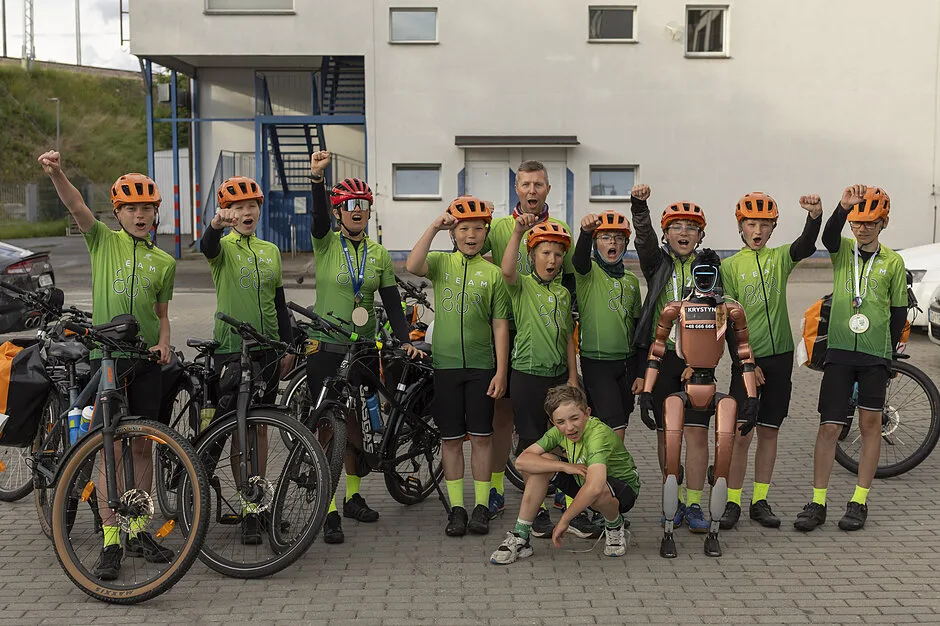 Dziecięca wyprawa rowerowa zakończona w Gdańsku