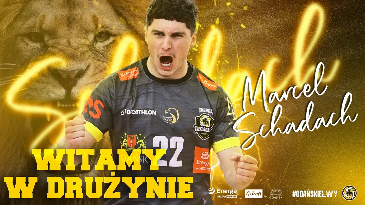 Marcel Schadach dołącza do pierwszej drużyny Energi Trefla Gdańsk