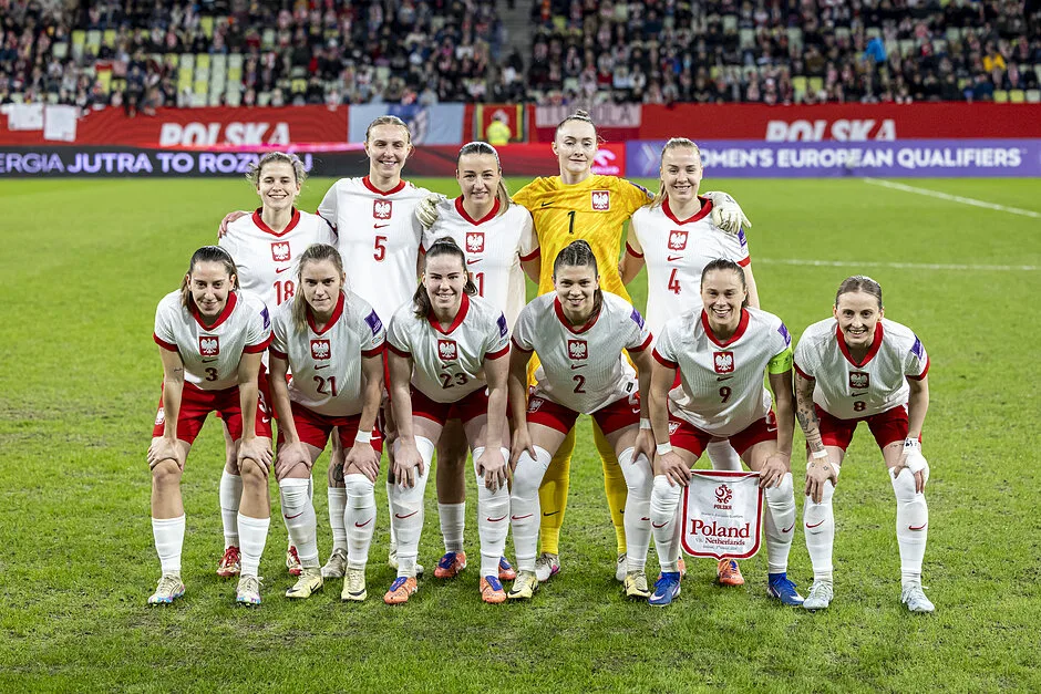 Mecz reprezentacji Polski kobiet na stadionie w Gdańsku