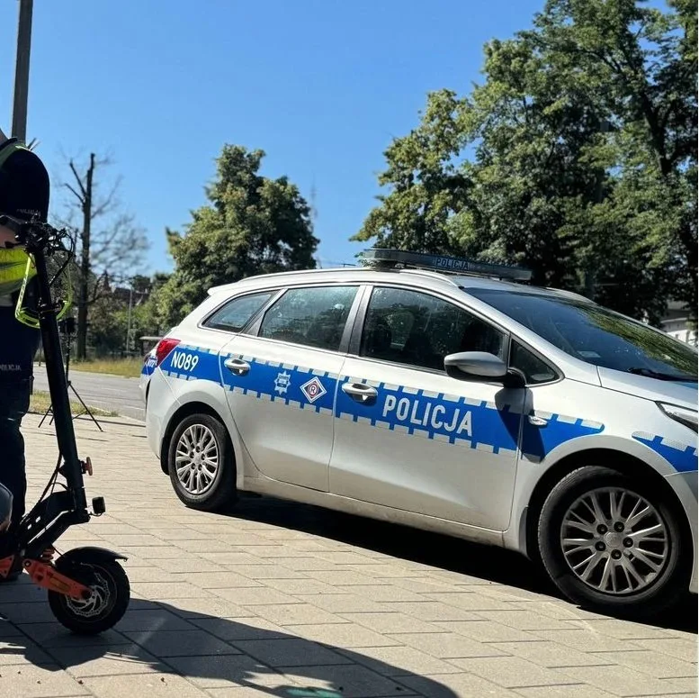 Wypadek z udziałem hulajnogi elektrycznej - apel o ostrożność