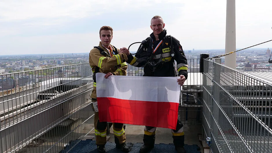 Trójmiejscy strażacy triumfują na Berlin Firefighter Stairrun