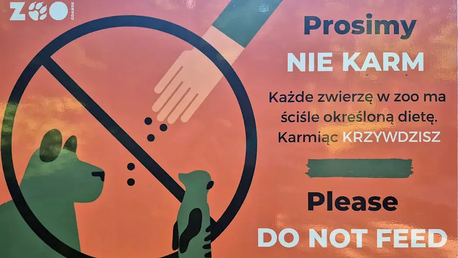 Gdańskie zoo apeluje o niedokarmianie zwierząt