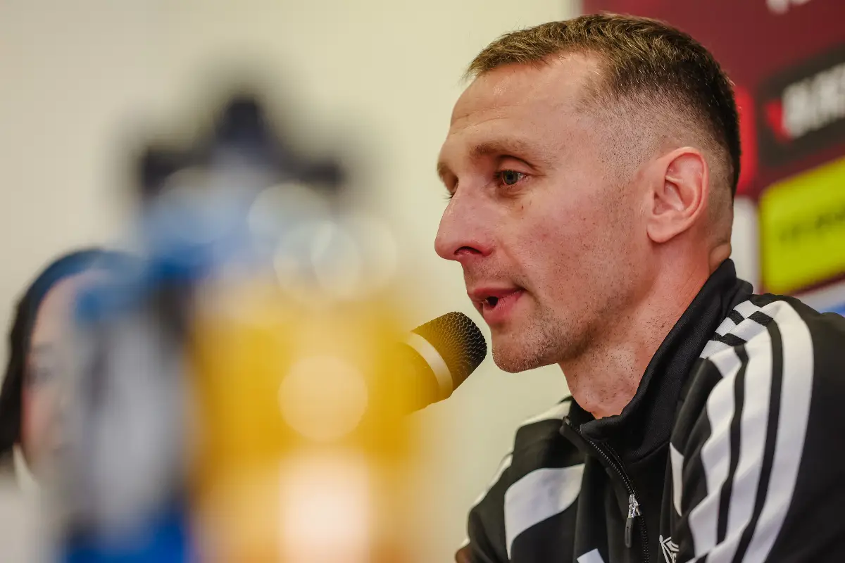 Vladyslav Lupashko przed meczem z Miedzią Legnica
