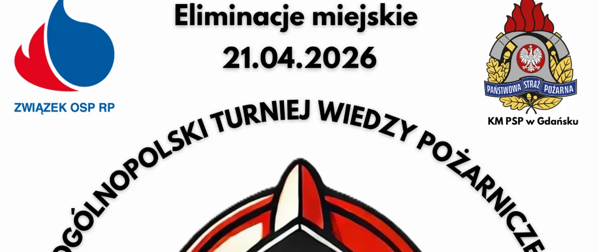 Eliminacje miejskie do Ogólnopolskiego Turnieju Wiedzy Pożarniczej 2026