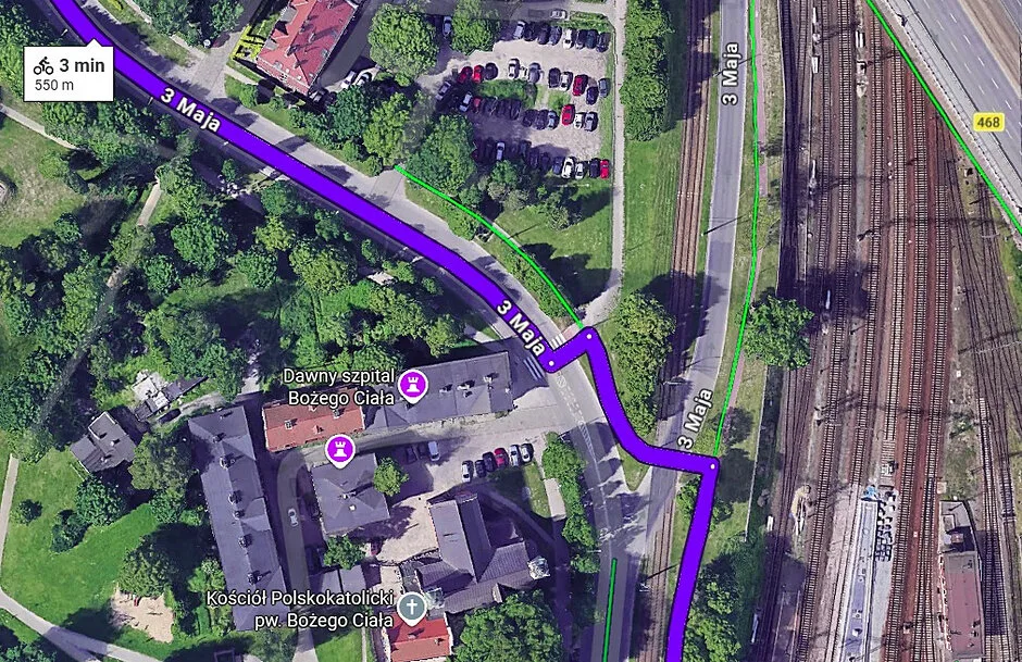 Udoskonalona nawigacja rowerowa w Gdańsku dzięki Google Maps