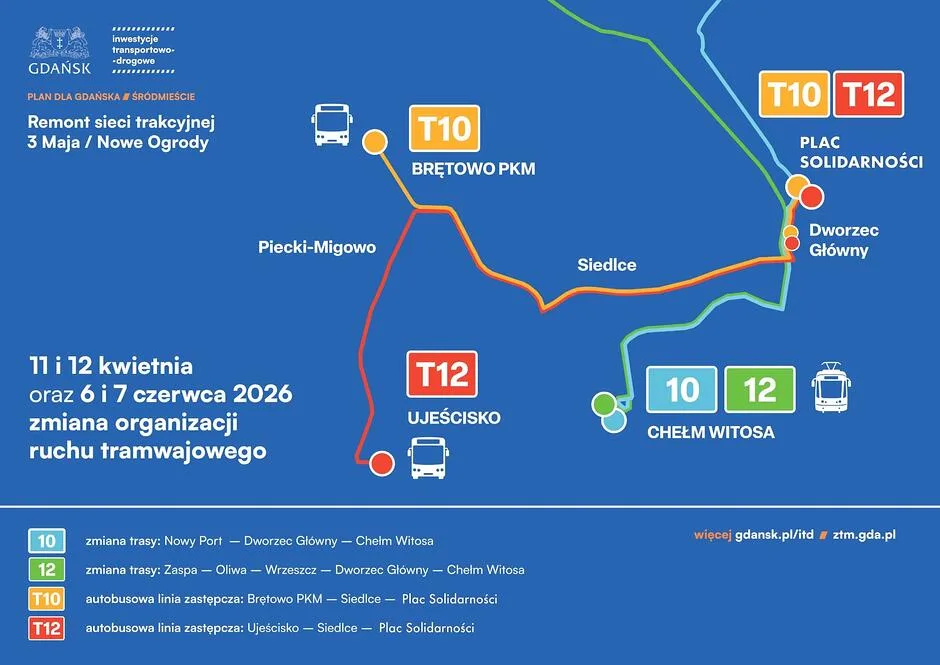 Informacyjne punkty dla mieszkańców przed rozpoczęciem prac w Śródmieściu