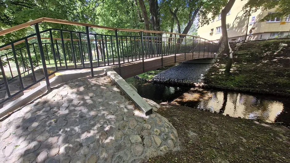 Otwarcie nowej kładki nad Potokiem Oliwskim w środę