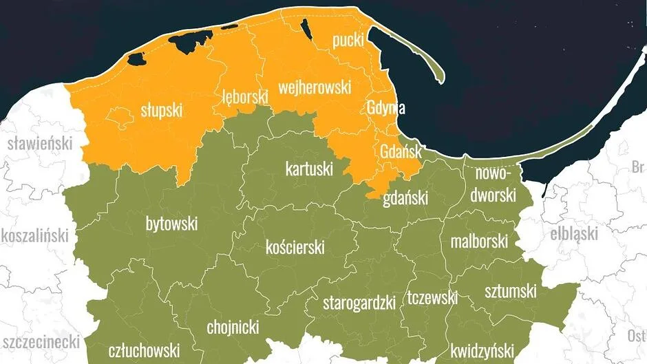 Niekorzystne warunki pogodowe na weekend: silny wiatr i niskie temperatury
