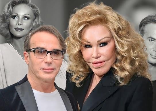 Jocelyn Wildenstein w pełnej sylwetce na eleganckim wydarzeniu, prezentująca swój charakterystyczny wygląd i styl.
